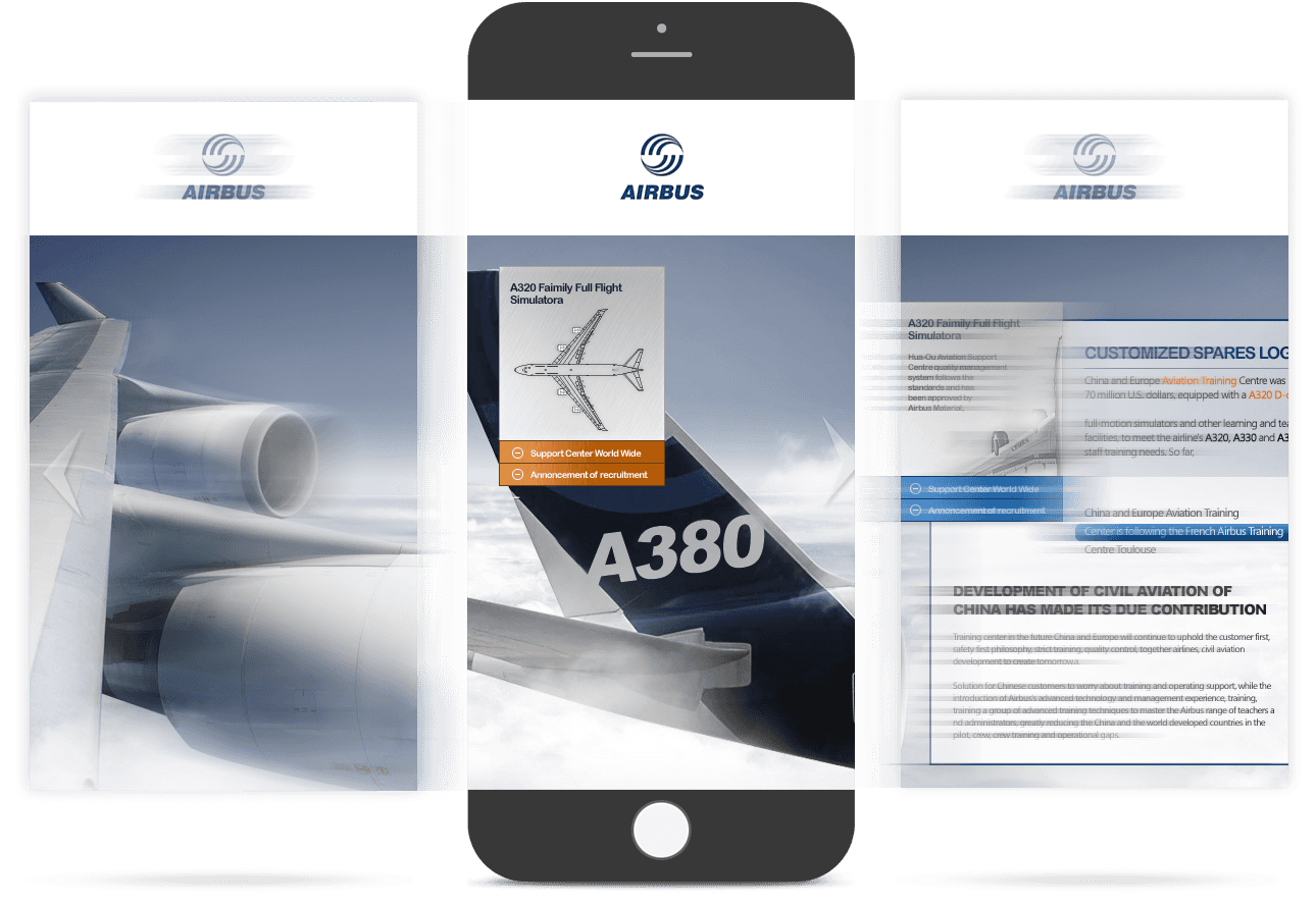 飛機制造企業(yè)移動官網